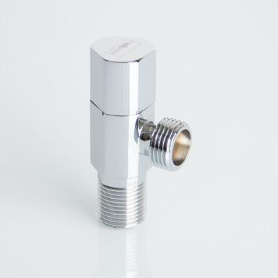 China Water Level Adjustment China Manufacturer Brass Body Zinc Handle Water Inlet Angle Cock Valve For Basin Sink for sale