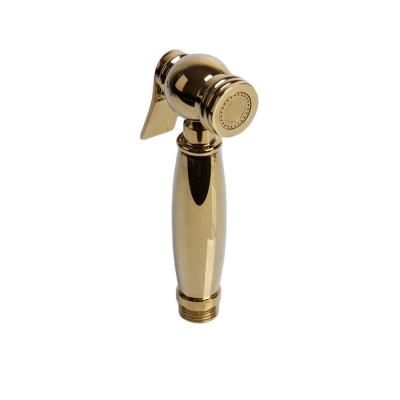 China Brass Nozzle Hot Sale Toilet Bidet Kit Gold Shattaf New for sale