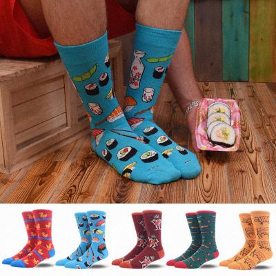 China Wholesale QUICK DRY Men's Cotton Knocks Amimal Happy Bear Fashion Patterned Funny Unisex Long Sock Socks With Logo for sale