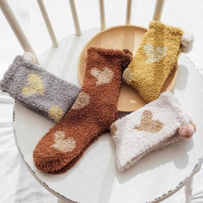 China Customized Breathable Coral Floor Socks Animal Design Winter Socks Warm Sleep Fuzzy Socks Wholesale for sale