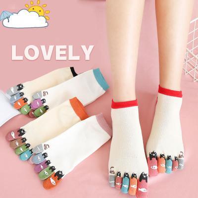 China OEM QUICK DRY Finger Knocks Women Toe Socks For Women Cotton Toe Socks Breathable for sale