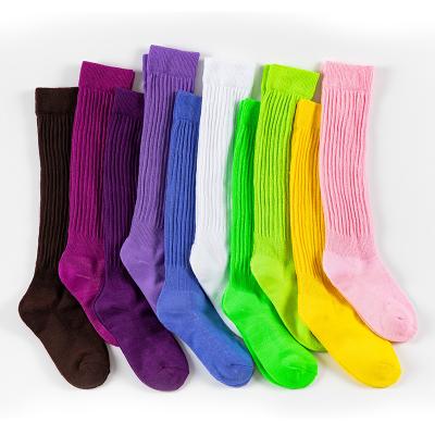 China QUICK DRY High Quality Women's Slouch Cotton Socks Extra Long Heavy Size 9 11 for sale