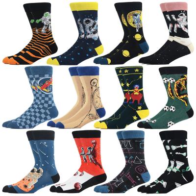 China High Quality Funny Crazy Colorful Happy Socks Cotton Dress Fashion Men's Socks Custom Logo Fancy Sporting Wholesale Wholesale for sale