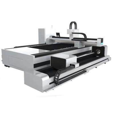 China Stainless Steel Aluminum Copper Raycus Fiber Laser Metal Cutter Water Cooled Fiber Laser Cutter Plate Tube Cutting Machine Price for sale