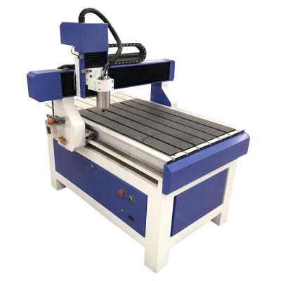 China Factory Supply 3D 3 Axis 4 Axis Metal Caving Machine 6090 MDF CNC ACRYLIC ALUMINUM WOODEN ACRYLIC Wood Working Drive Router digital by computer for sale