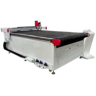 China Cutting CNC Automatic Feeding Materials 1625 Soft Oscillating Cutting Round Knife Digital Oscillating Cutting Cloth Machine with Factory Price for sale