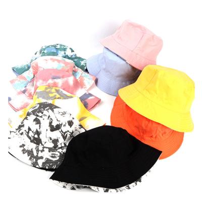 China OEM logo cotton hip hop cheap solid unisex JOINT stock bucket beach bucket sun hat adult white for sale