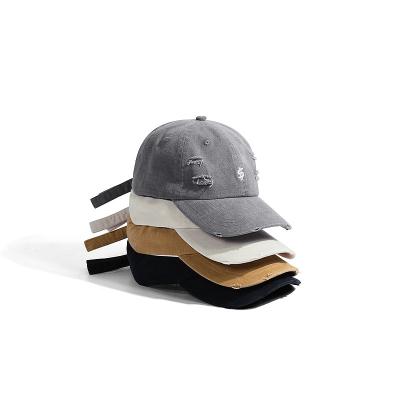 China COMMON the most popular embroidered logo curve hat can be customized along cotton dad hat 6 panel baseball cap for sale