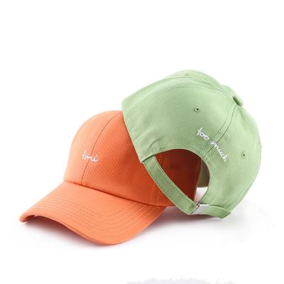 China JOINT Embroidery Logo 6 Panel Cotton Baseball Cap Custom Design Your Own Dad Golf Hat for sale