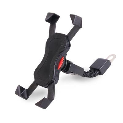 China 360 Degree Rotating 360 Degree Rotating 360 Degree Motorcycle Scooter Bike Phone Holder Mount for sale