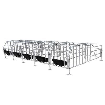 China Easy Install High Quality Sow Pig Farrowing Crate Galvanized Pen For Pig Gestation Bed for sale