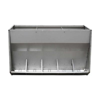 China Sow Farrowing Popular Amazing Quality Hog Crate Equipment SS304 Double Side Pig Feeder for sale