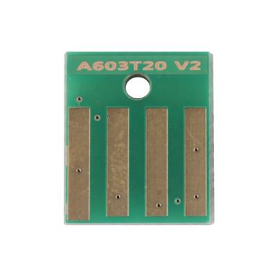 China Laser printer toner reset chip A603T20K CHIP for SIN. A603 A608 Black for sale