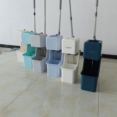 China Sustainable new design plastic custom durable cleaning mop with clean water and sewage separation design for sale