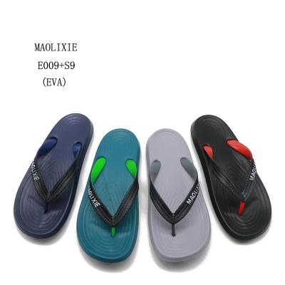 China Hot Marketing Men Waterproof EVA Slipper Summer Bedroom Flip Flops Custom Logo Plain Slide Sandal Factory for sale