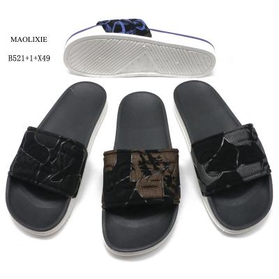 China MAOLIXIE Waterproof Custom Fashion Slippers Men Slipper Slide Anti-skid Plastic Sandals With Logo for sale