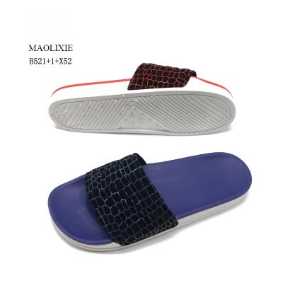 China High Quality Waterproof Branded Custom Design Man Slipper Flat Summer Slide Indoor Outdoor Sandals for sale