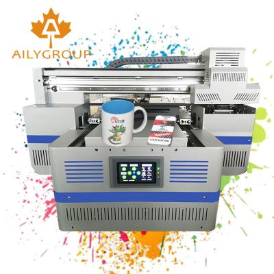 China UV flat ware printer PVC inkjet printer for glass bottle UV label printer printing machine for sale