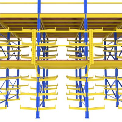 China Corrosion Protection HongLong Warehouse Pallet Rack Warehouse Racking Shelf Storage Goods Rack Organizer Base Plate for sale