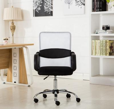 China Cooling Full Modern Office Chair White Mesh Office Chair Staff Chair for sale