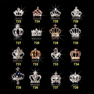 China Free Shipping Nail Art Best Selling Products Nail Art DIY Material Crown Magic Metal Sticker For Nail for sale