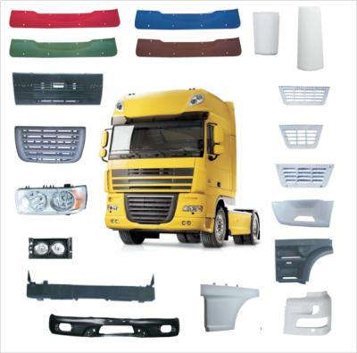 China Plastic for european daf xf 105 truck body parts more than 200 items with high quality for sale