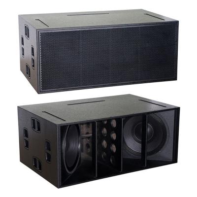 China Powerful Dual 18 Inch Live Show/Concert/Nightclub Stage Box/Bar Video DJ Subwoofer 18 Inch 6000W Professional PA Audio Super Bass Speaker for sale