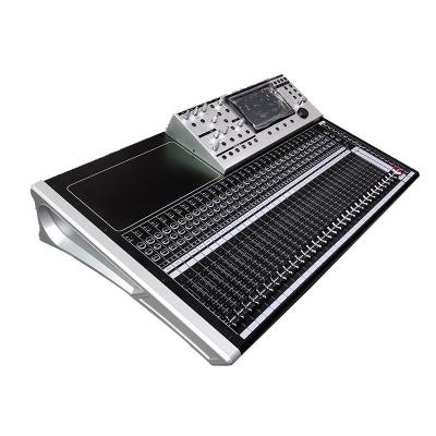 China Professional Audio Video Mixer METAL Console 16 24 32 Channel Digital Sound Mixer With 48V Phantom Power for sale