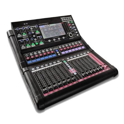 China Nightclub Room / Studio / Live Show PLAM PLAM 16 Channel Digital Audio Mixer with USB Built in Sound Card Support Reorder Professional Audio Mixer Console for sale