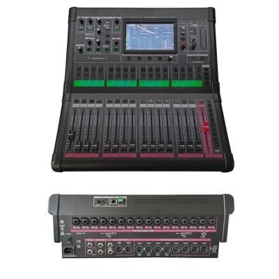 China Fast digital input 20 channel studio live show/room delivery professional audio digital mixer nightclub/built in sound card recorder power mixer console for sale