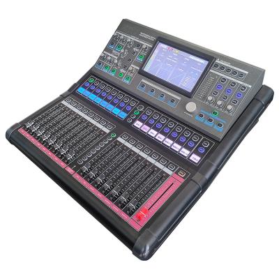 China Professional METAL DJ Mixer USB Audio Mixer 20 Channel Effect Design Digital Mixer Console New Built In Sound Card Touch Screen for sale