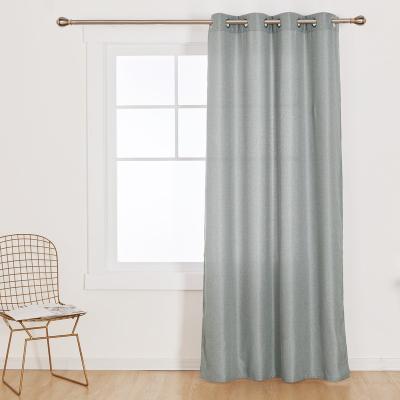 China Blackout New Gray Gardinen Jacquard Curtain Fabric For Luxury Living Room Kids Room Curtain for sale