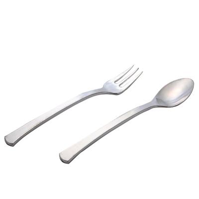 China Plastic Disposable Plastic PS Spoon And Fork Set for sale