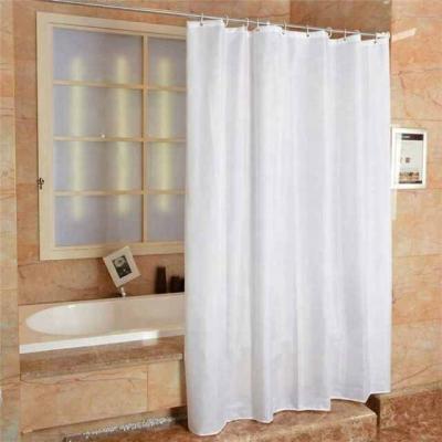 China Viable Wholesale Customized PEVA Curtain White Waterproof Shower for sale