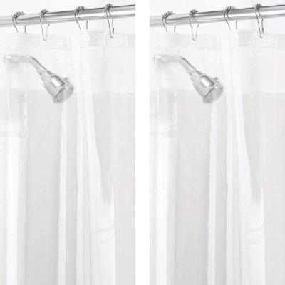 China Sustainable Bath PEVA Clear Western Bath Shower Curtains for sale