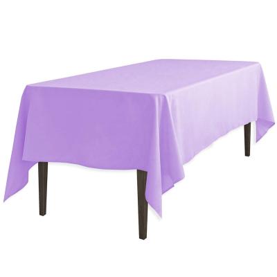 China Oilproof 54 Inch X 108 Inch Disposable Plastic Table Cover for sale