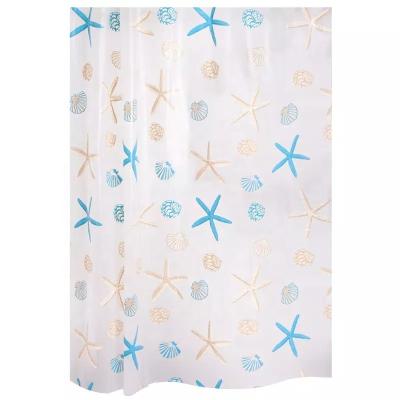 China Sustainable Hot Selling Waterproof PEVA Thick Shower Curtain For Bath for sale