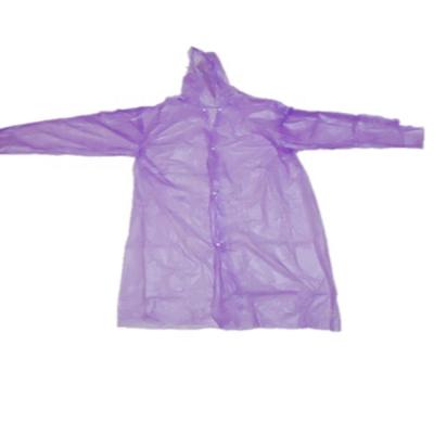 China Bachelorette Waterproof Clothing Plastic Transparent Disposable Poncho Adult Waterproof Raincoat for sale