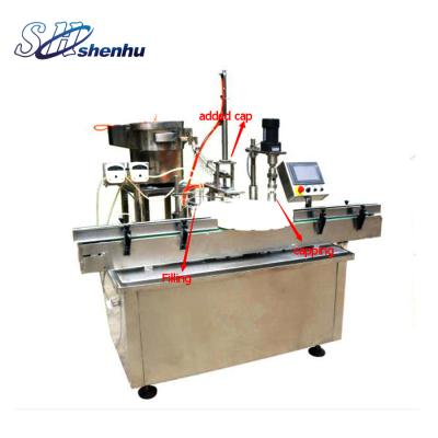 China Food Double Head 40-120b/min Screw Caps Capping Machine With Caps Feeder for sale