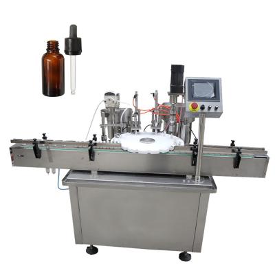 China 30ml 60ml cbd filling and capping machine of automatic bottle liquid dropper filling machine oil food for sale