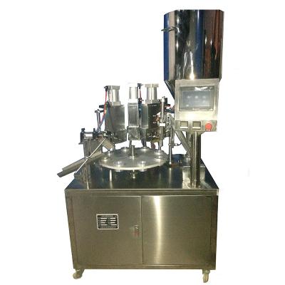 China Beverage Rotary Aluminum Tube Filling Sealing Machine For Medicine Cream for sale