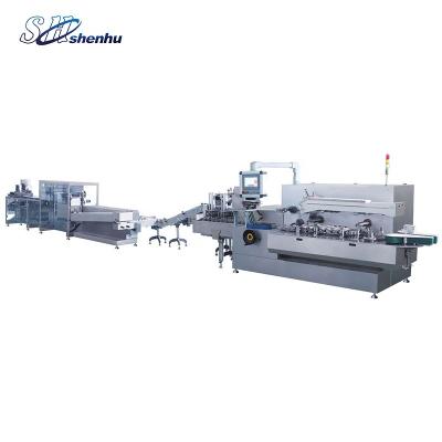 China htzh-200 chemical pharmaceutical tablet blister cartoning machine for sale