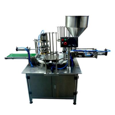 China Beverage CE Certified Leben Cream Cheese Soy Sauce Yogurt Cup Filling Sealing Machine for sale