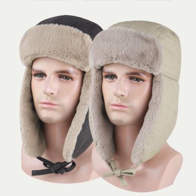 China breathable & Y-Z Unisex Winter Trooper Hunting Hat Ushanka Waterproof Chin Strap Ear Fin and Snow Windproof Hat for sale