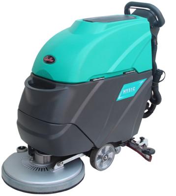 China Hotels single disc automatic ride on wet vacuum floor scrubber pressure washer for sale