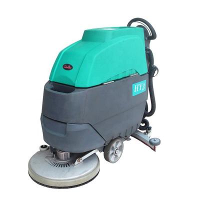 China Hotels industrial floor washing machine scrubber walk behind automatic floor scrubber for sale