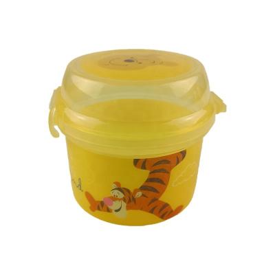 China Custom Eco-Friendly Freshness Preservation Pattern Kids Plastic Food Motor Around Candy Box Food Container for sale