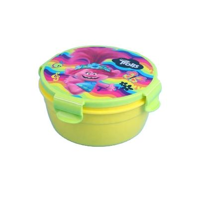 China Hot Selling Freshness Preservation Kids Bowl Food Container Safe Reusable Lunch Container Plastic Kid Bowl for sale