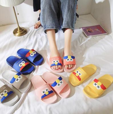 China Wholesale Lightweight Comfortable Cartoon Chicken Slipper Cute Sesame Street Frosted Slides for sale