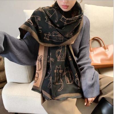 China New Environmentally Friendly Women's Winter Reversible Oversized Poncho Cape Plaid Pattern Wrap Shawl Striped Cardigans Fashion for sale